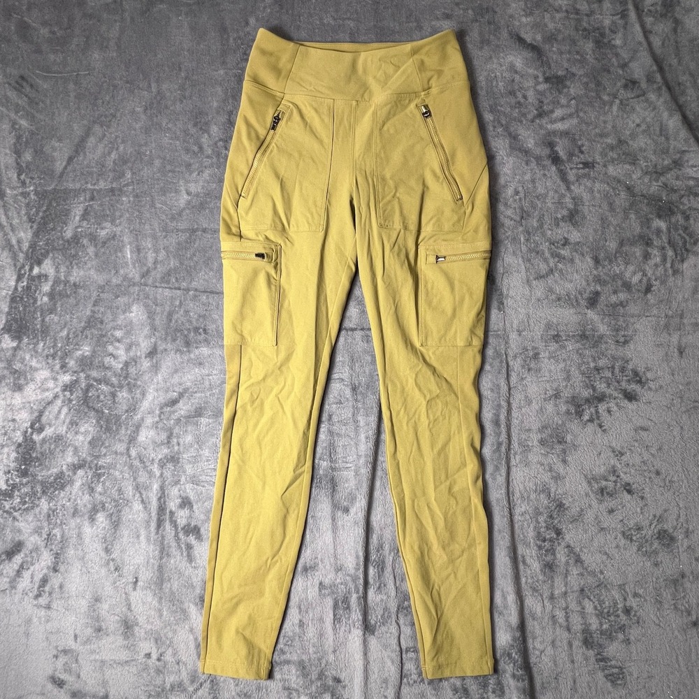 Athleta Headlands Hybrid Cargo II Tight 0 Olive Green Hiking Leggings 982353-05